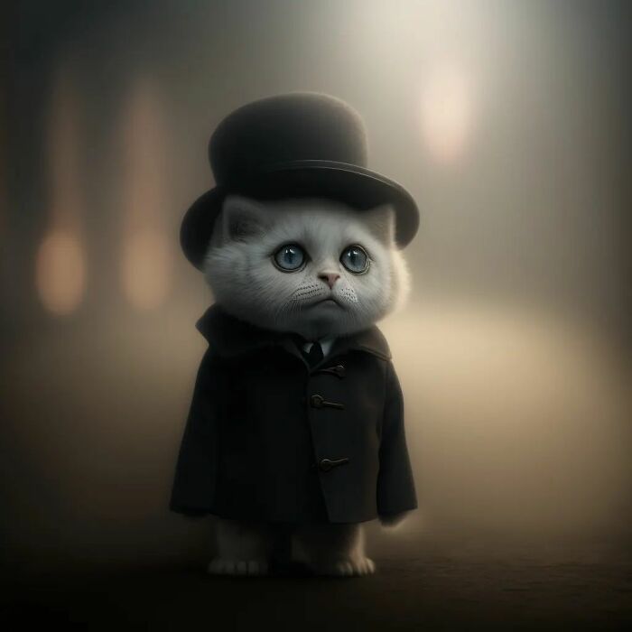 Artista reimaginou personagens famosos de desenhos animados e filmes como adoráveis gatinhos (40 fotos) 38 Artista reimaginou personagens famosos de desenhos animados e filmes como adoráveis gatinhos (40 fotos) 38