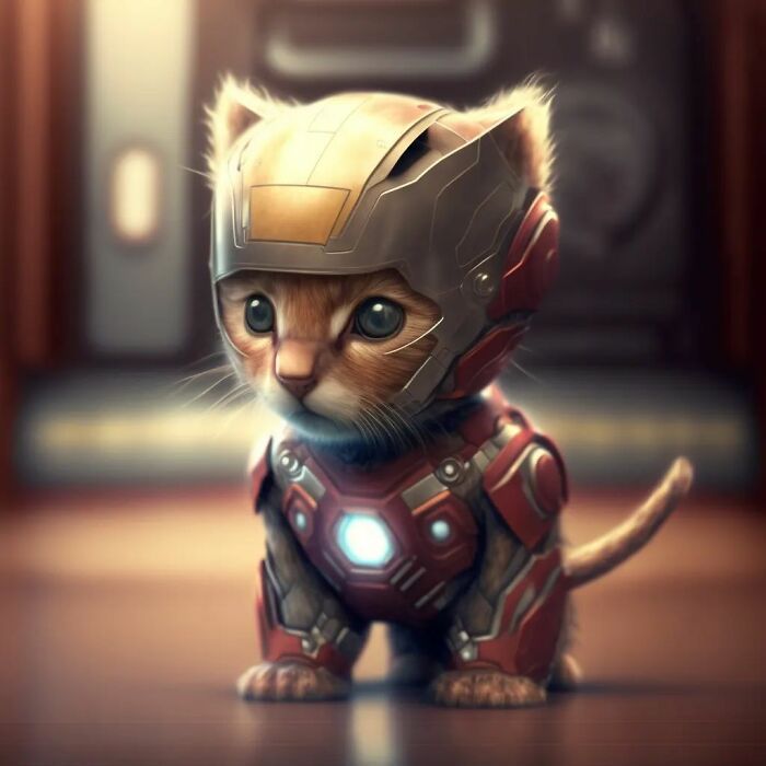 Artista reimaginou personagens famosos de desenhos animados e filmes como adoráveis gatinhos (40 fotos) 40 Artista reimaginou personagens famosos de desenhos animados e filmes como adoráveis gatinhos (40 fotos) 40