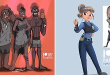 Artista transforma personagens icônicos de animais em humanos e vice-versa (30 fotos) 14
