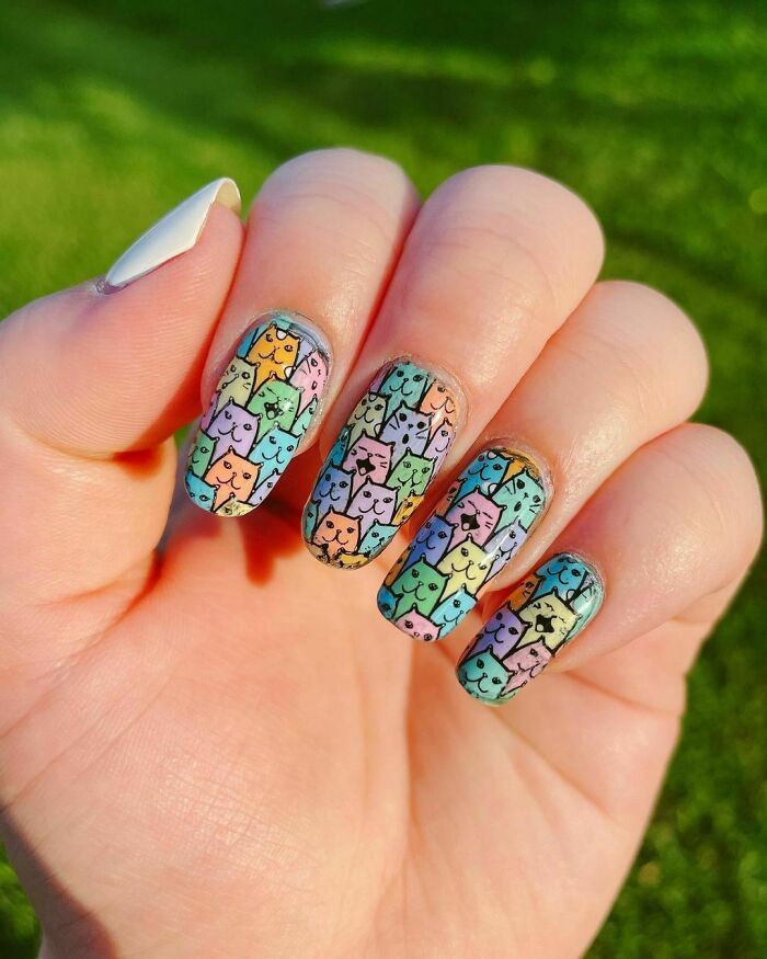 42 ideias incrivelmente boas de nail art para 2023 41