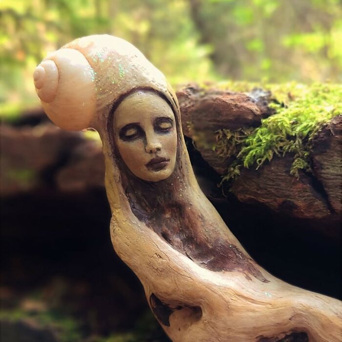 38 impressionantes esculturas de madeira de Debra Bernier 4