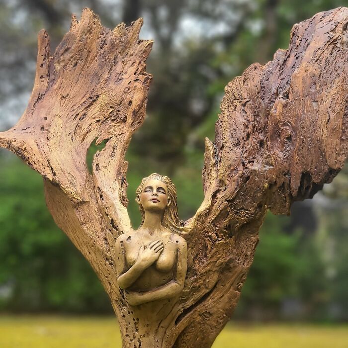 38 impressionantes esculturas de madeira de Debra Bernier 10