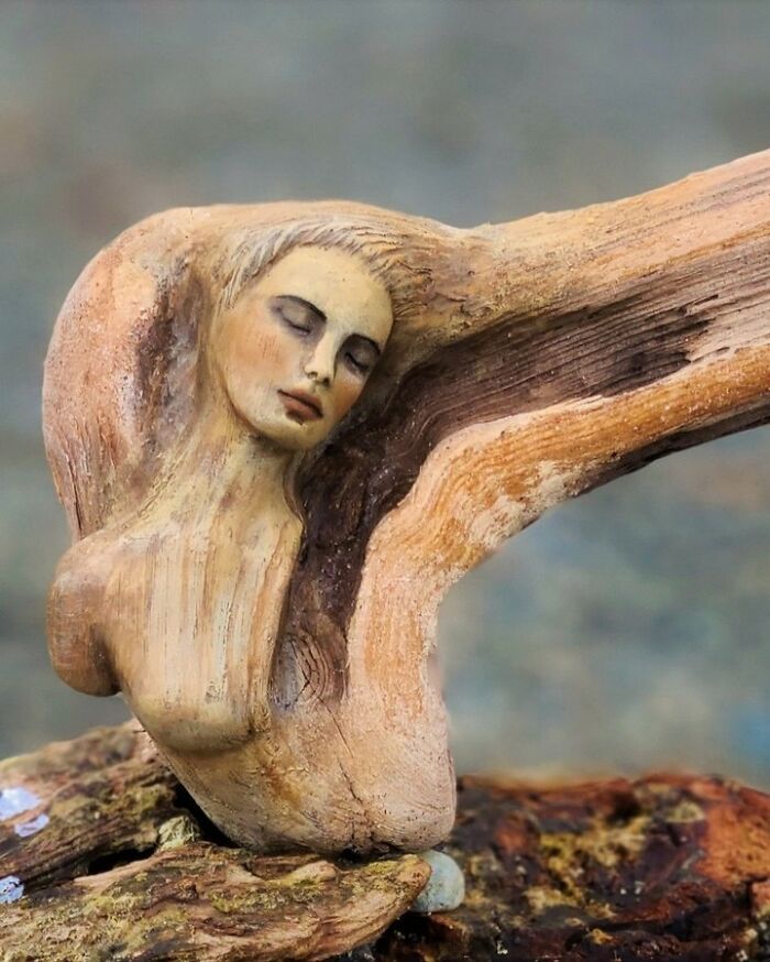 38 impressionantes esculturas de madeira de Debra Bernier 13