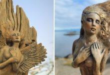 38 impressionantes esculturas de madeira de Debra Bernier 5