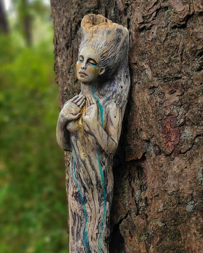 38 impressionantes esculturas de madeira de Debra Bernier 26