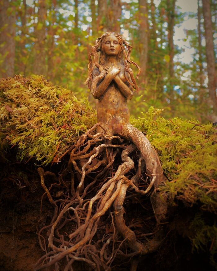 38 impressionantes esculturas de madeira de Debra Bernier 33