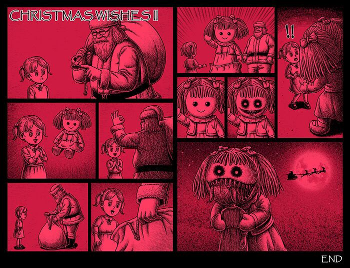 32 quadrinhos de terror com finais imprevisíveis 8