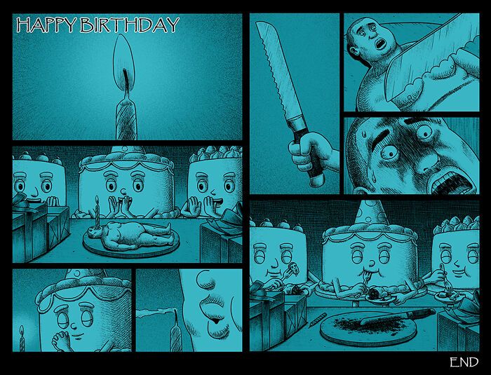 32 quadrinhos de terror com finais imprevisíveis 10