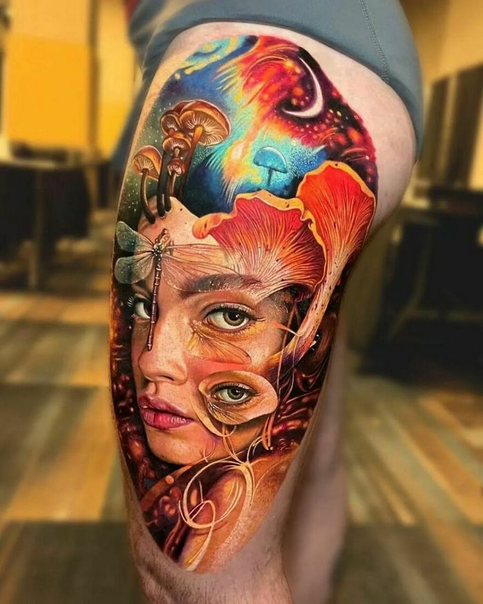 42 tatuagens super realistas que surpreendem com a quantidade de detalhes 28