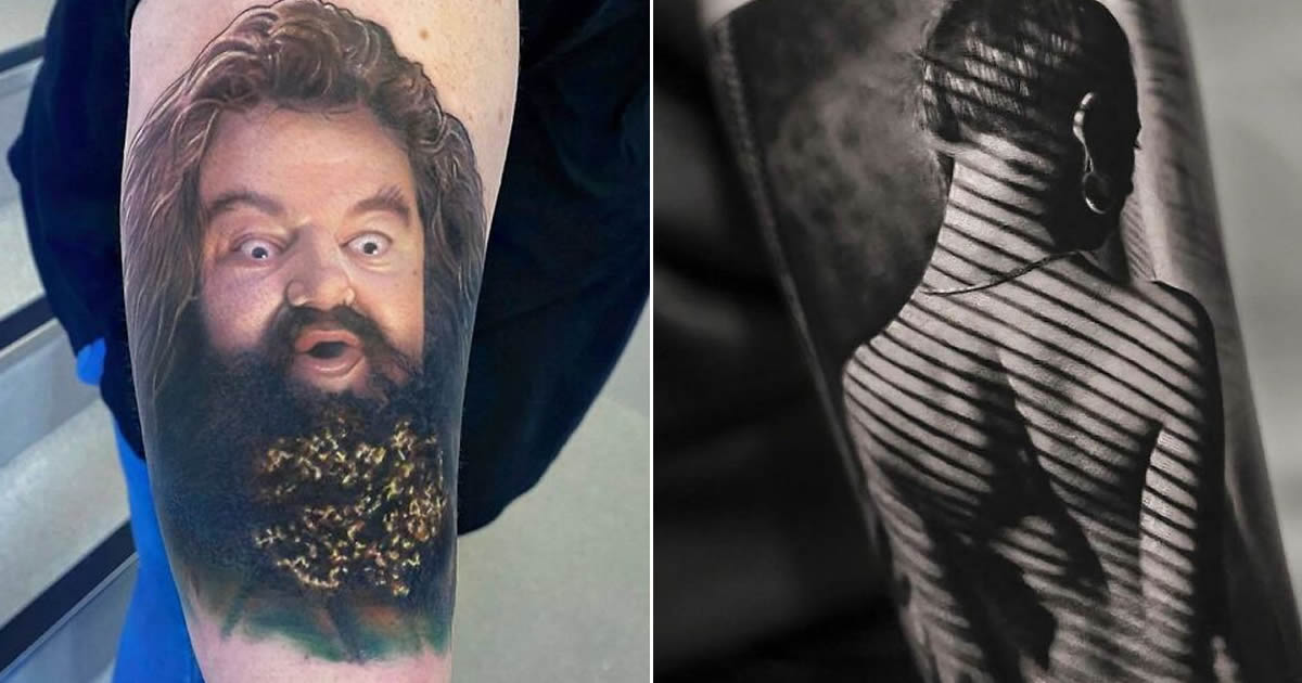 42 tatuagens super realistas que surpreendem com a quantidade de detalhes 43