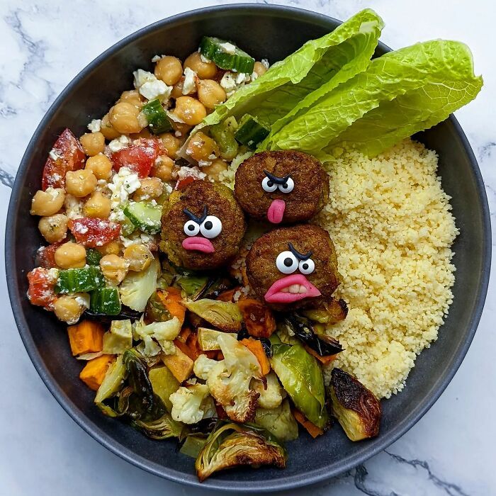 Artista usa comida para criar arte bem humorada (35 fotos) 3