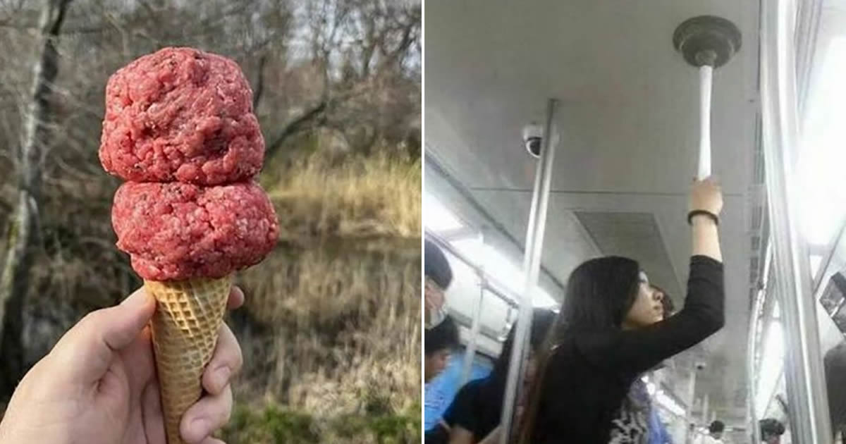 34 coisas em lugares onde não deveriam estar que são engraçados e preocupantes