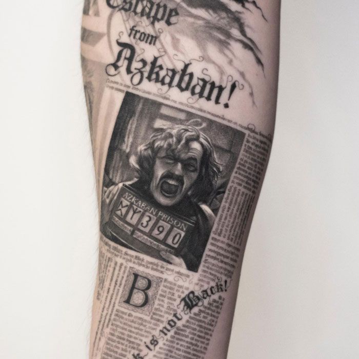 42 ideias de tatuagem de Harry Potter 4