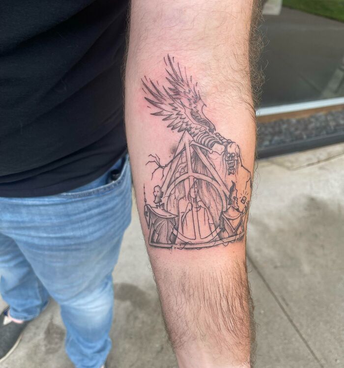 42 ideias de tatuagem de Harry Potter 9