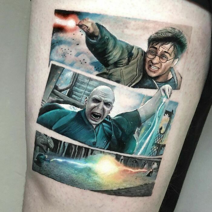 42 ideias de tatuagem de Harry Potter 14