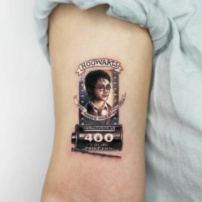 42 ideias de tatuagem de Harry Potter 38