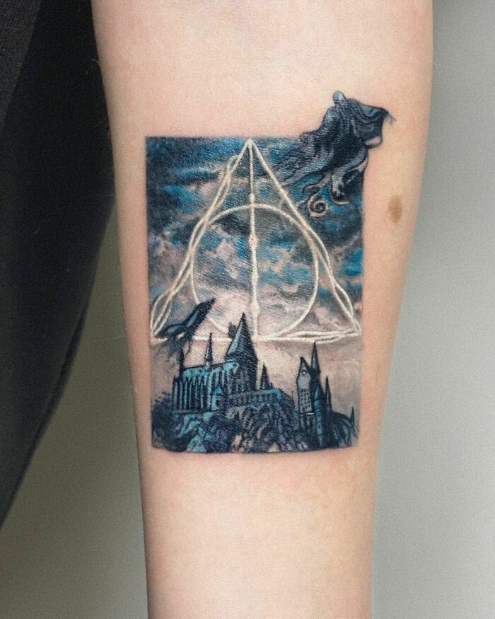 42 ideias de tatuagem de Harry Potter 40