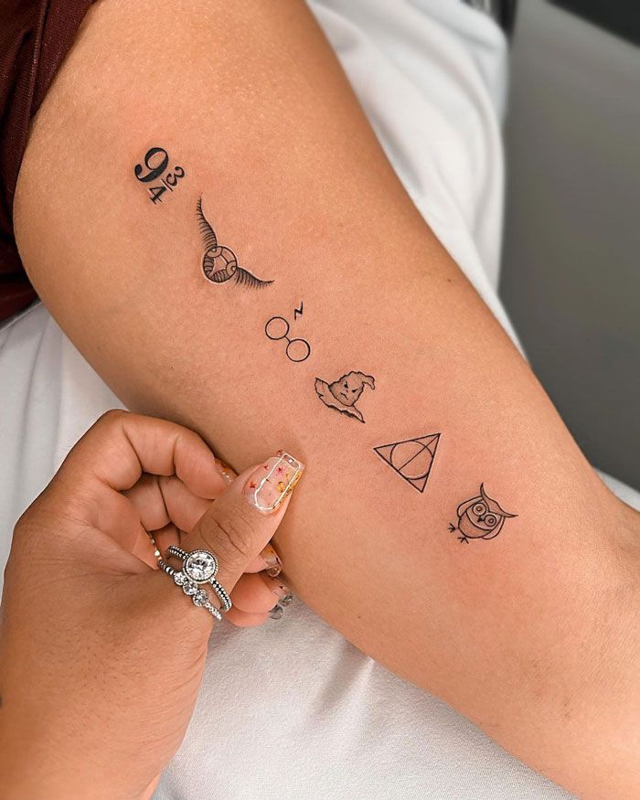 42 ideias de tatuagem de Harry Potter 42