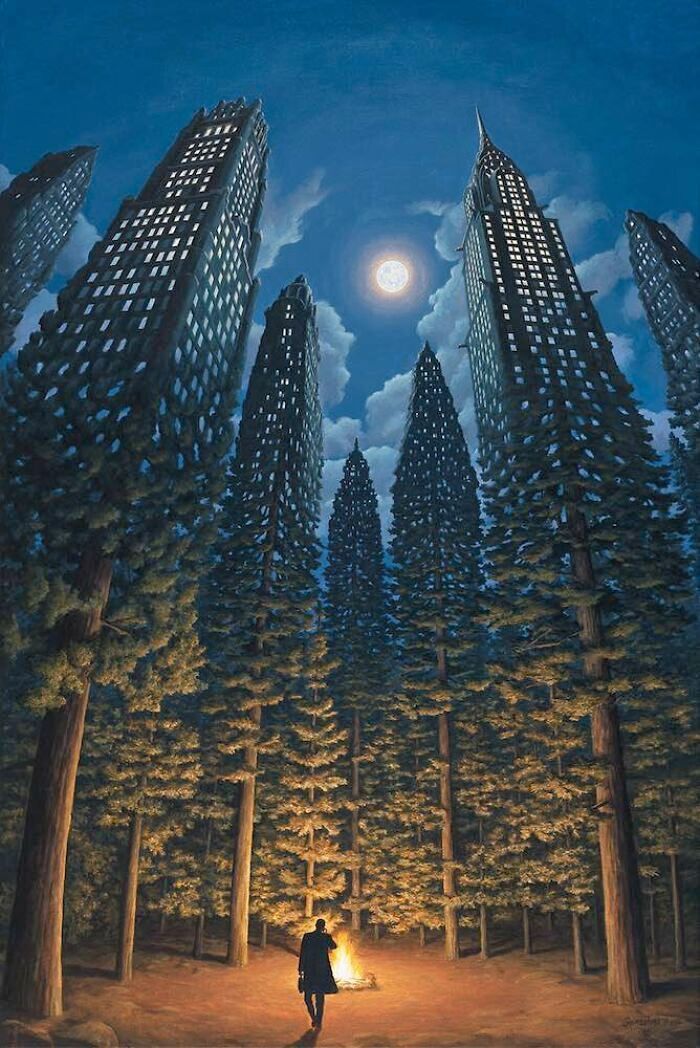 Paisagens Surrealistas: A Arte Alucinante de Rob Gonsalves (40 fotos) 1