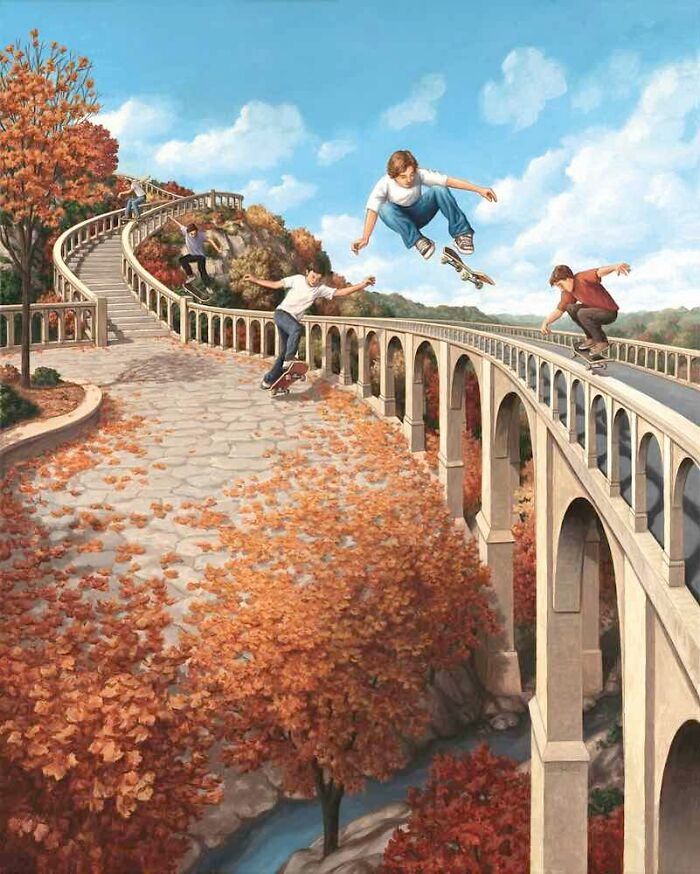 Paisagens Surrealistas: A Arte Alucinante de Rob Gonsalves (40 fotos) 2