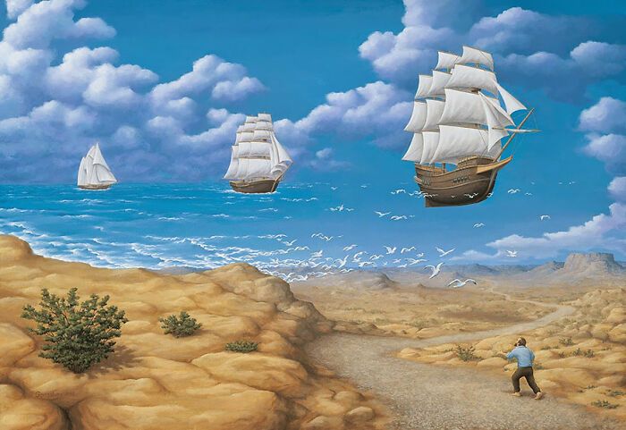 Paisagens Surrealistas: A Arte Alucinante de Rob Gonsalves (40 fotos) 10