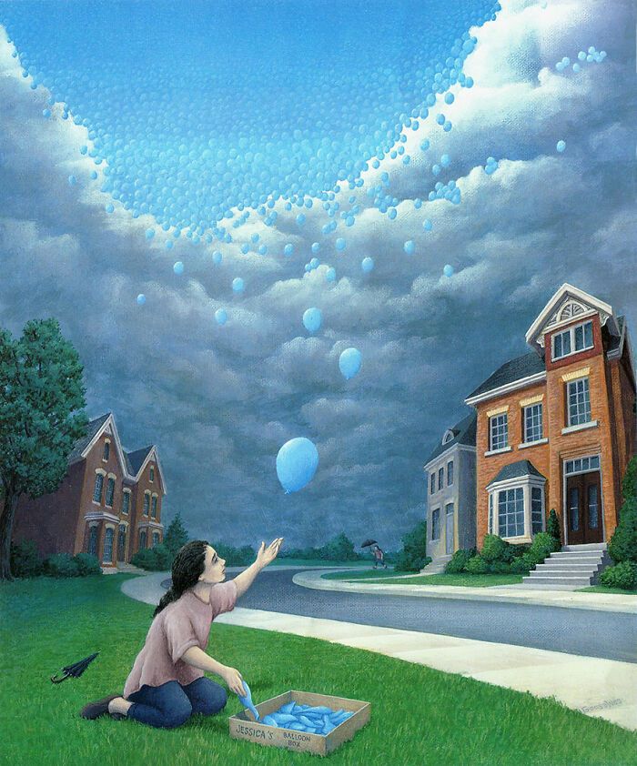 Paisagens Surrealistas: A Arte Alucinante de Rob Gonsalves (40 fotos) 12