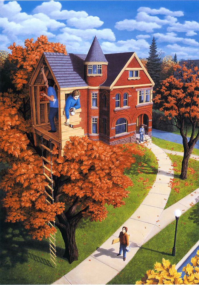 Paisagens Surrealistas: A Arte Alucinante de Rob Gonsalves (40 fotos) 13