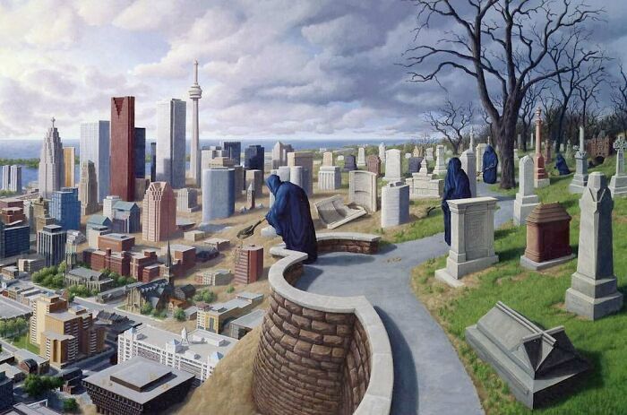 Paisagens Surrealistas: A Arte Alucinante de Rob Gonsalves (40 fotos) 28