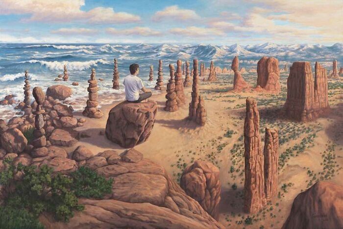 Paisagens Surrealistas: A Arte Alucinante de Rob Gonsalves (40 fotos) 30