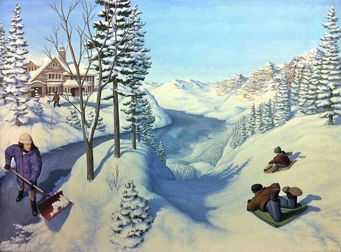 Paisagens Surrealistas: A Arte Alucinante de Rob Gonsalves (40 fotos) 32