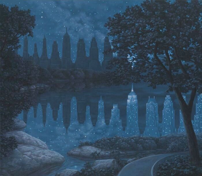 Paisagens Surrealistas: A Arte Alucinante de Rob Gonsalves (40 fotos) 39