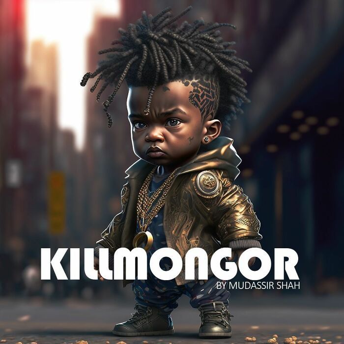 40 transformações de personagens da cultura pop em bebês adoráveis graças à tecnologia AI 1