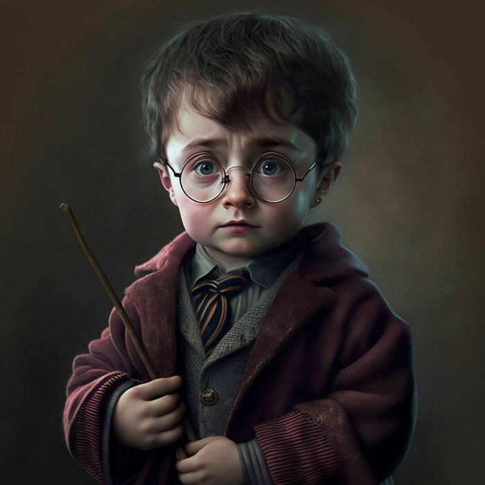 40 transformações de personagens da cultura pop em bebês adoráveis graças à tecnologia AI 6