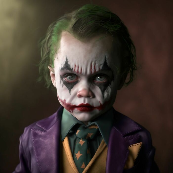 40 transformações de personagens da cultura pop em bebês adoráveis graças à tecnologia AI 8