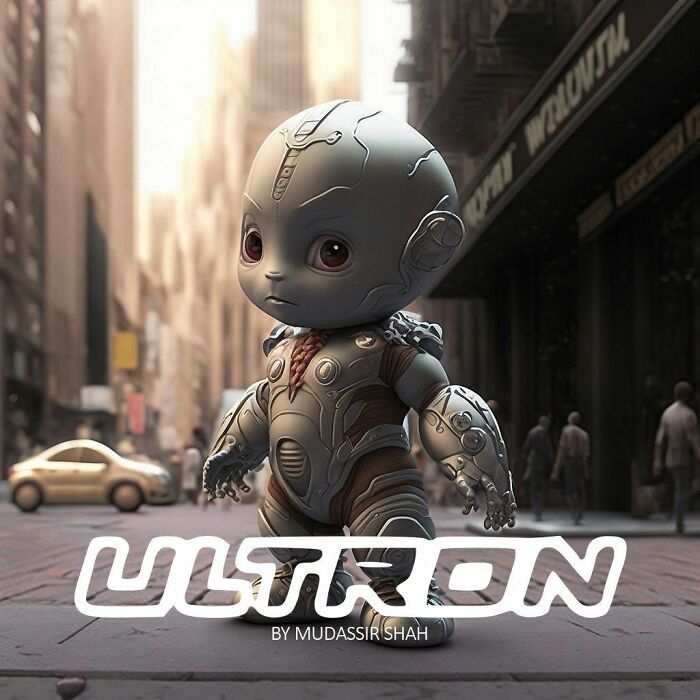 40 transformações de personagens da cultura pop em bebês adoráveis graças à tecnologia AI 21