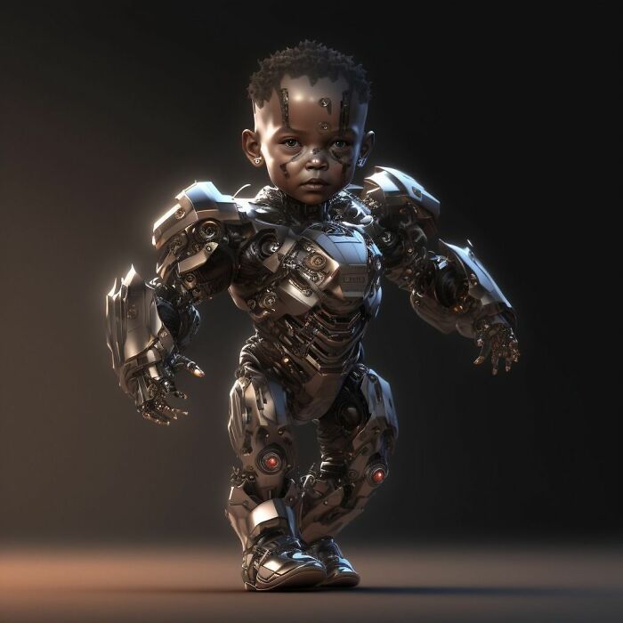 40 transformações de personagens da cultura pop em bebês adoráveis graças à tecnologia AI 35