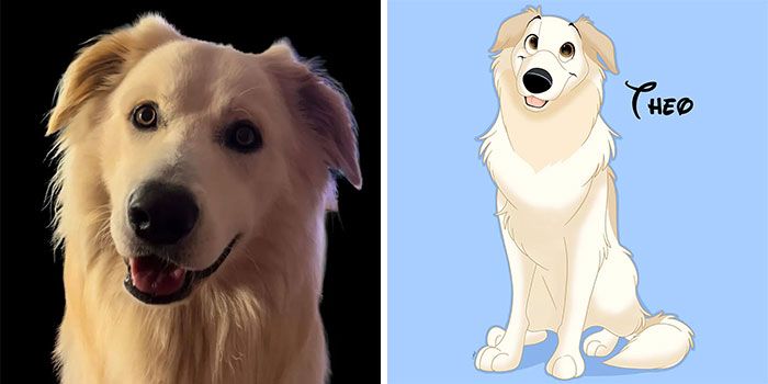Artista transforma animais de estimação em adoráveis personagens dos filmes da Disney (32 fotos) 2