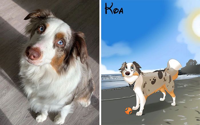 Artista transforma animais de estimação em adoráveis personagens dos filmes da Disney (32 fotos) 10