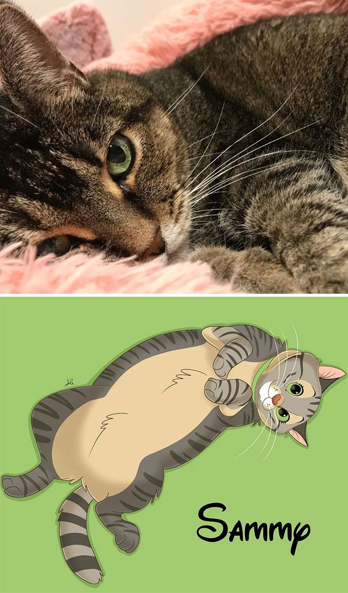 Artista transforma animais de estimação em adoráveis personagens dos filmes da Disney (32 fotos) 31