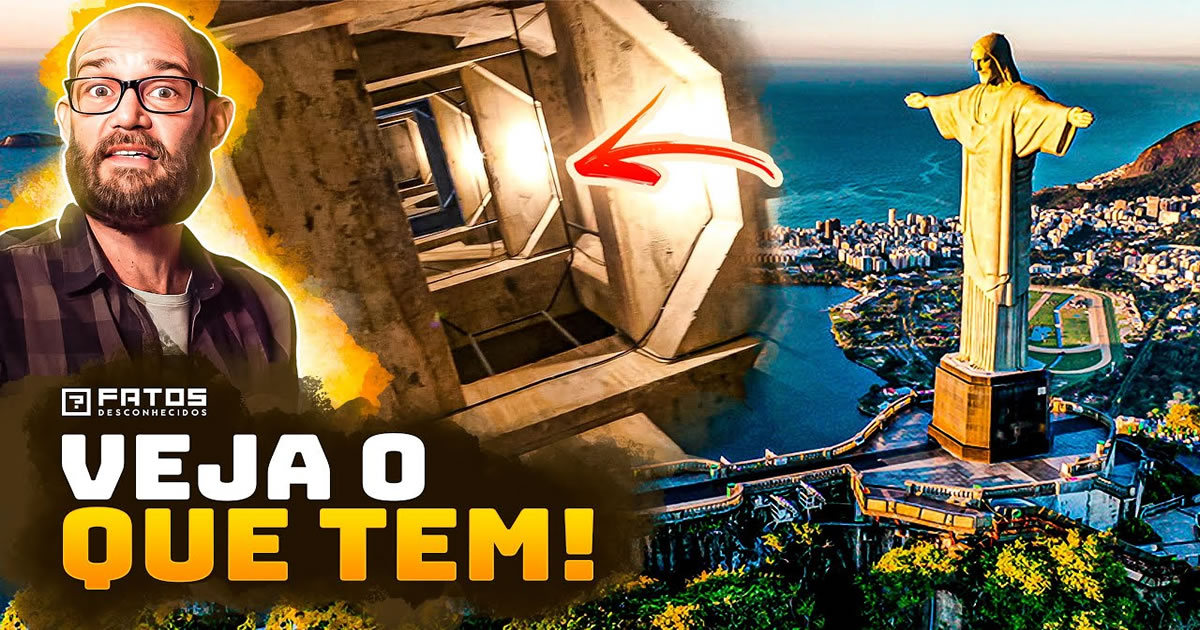 O que tem dentro do Cristo Redentor?