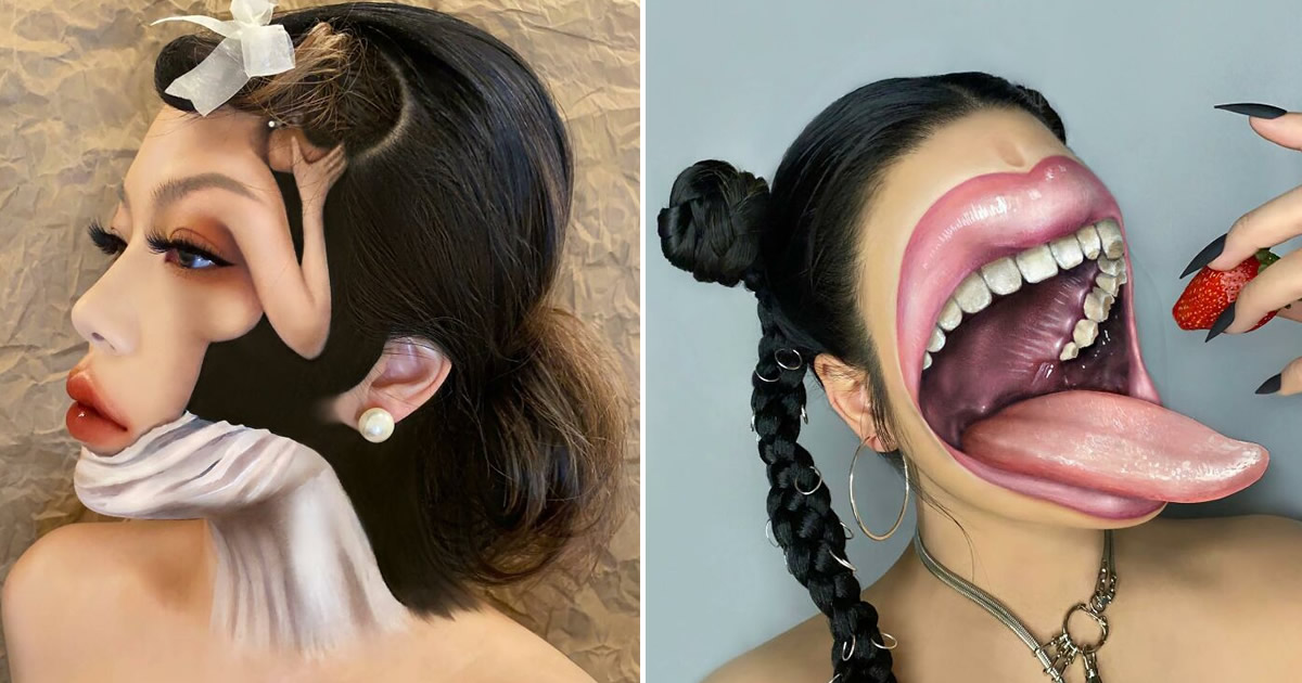 30 visuais de maquiagem incríveis criados por este artista que desafiarão sua percepção