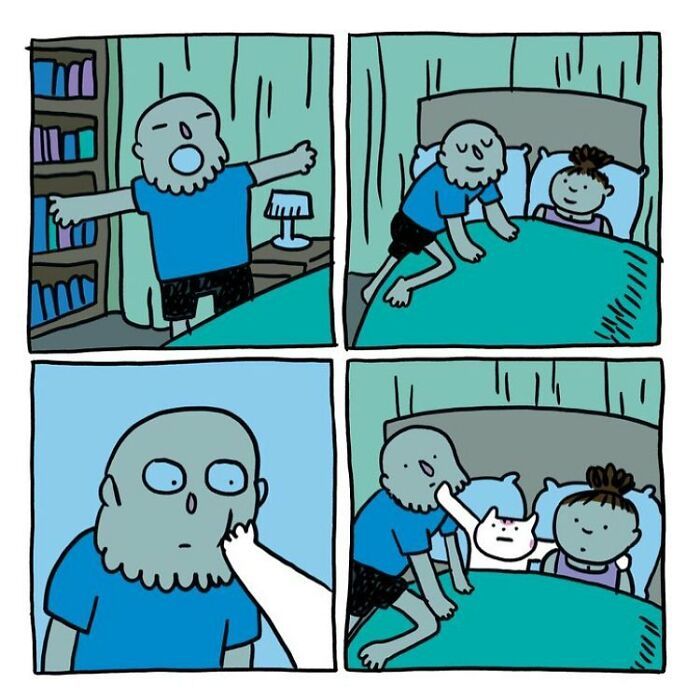 As adoráveis aventuras em quadrinhos de um gato (32 fotos) 22