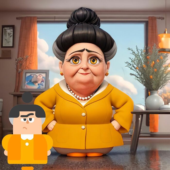 Ícones do Duolingo se tornam personagens Pixar com edição e IA (11 fotos) 11