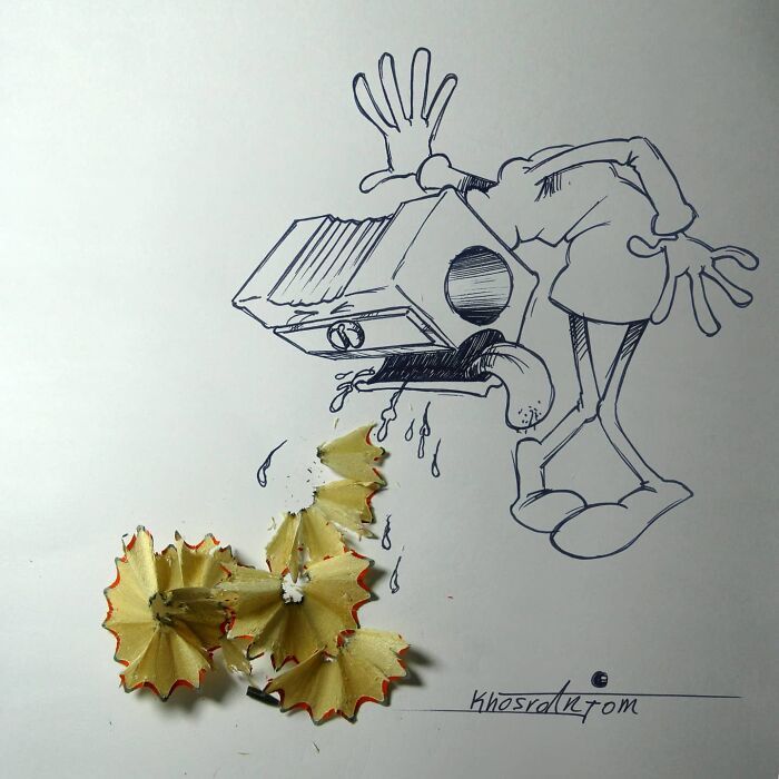 32 Ilustrações únicas de Majid Khosroanjom: Uma fusão extraordinária de arte e realidade 5