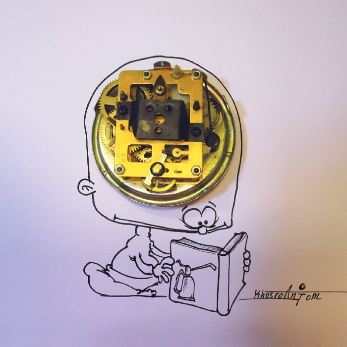 32 Ilustrações únicas de Majid Khosroanjom: Uma fusão extraordinária de arte e realidade 7