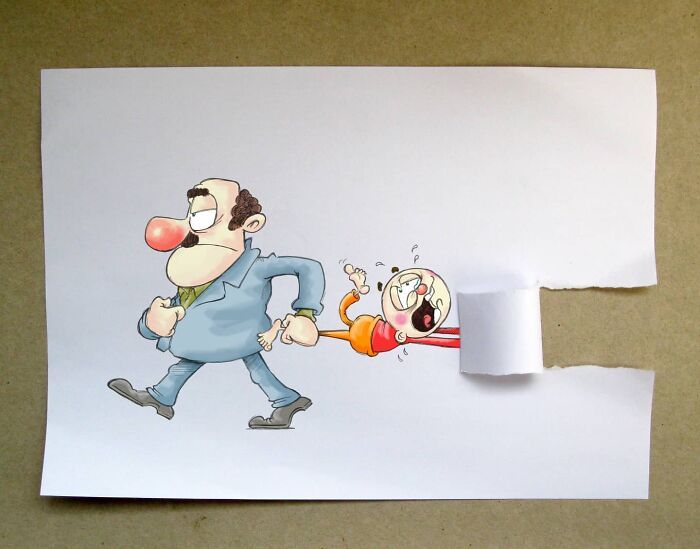 32 Ilustrações únicas de Majid Khosroanjom: Uma fusão extraordinária de arte e realidade 9