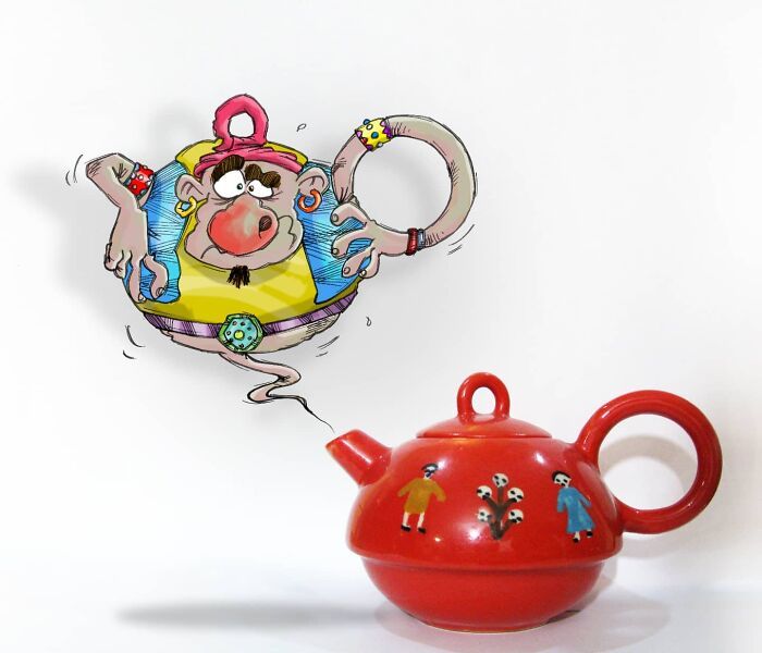 32 Ilustrações únicas de Majid Khosroanjom: Uma fusão extraordinária de arte e realidade 11