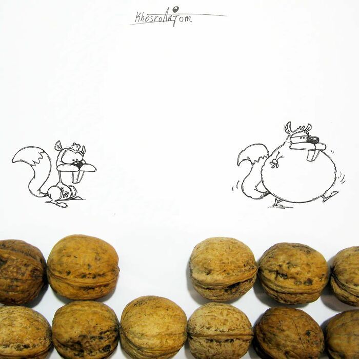 32 Ilustrações únicas de Majid Khosroanjom: Uma fusão extraordinária de arte e realidade 15