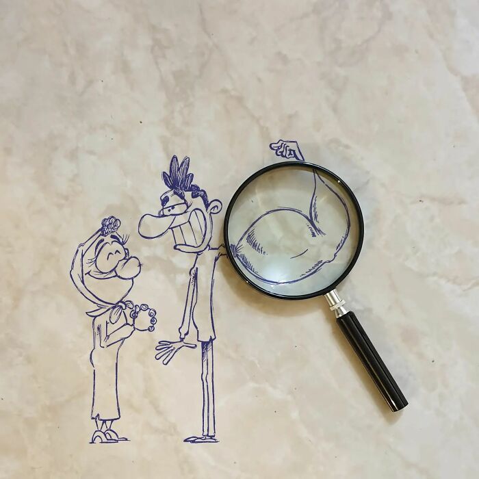 32 Ilustrações únicas de Majid Khosroanjom: Uma fusão extraordinária de arte e realidade 16