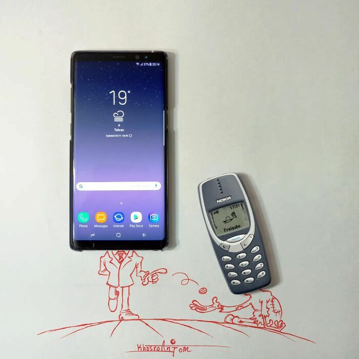 32 Ilustrações únicas de Majid Khosroanjom: Uma fusão extraordinária de arte e realidade 18